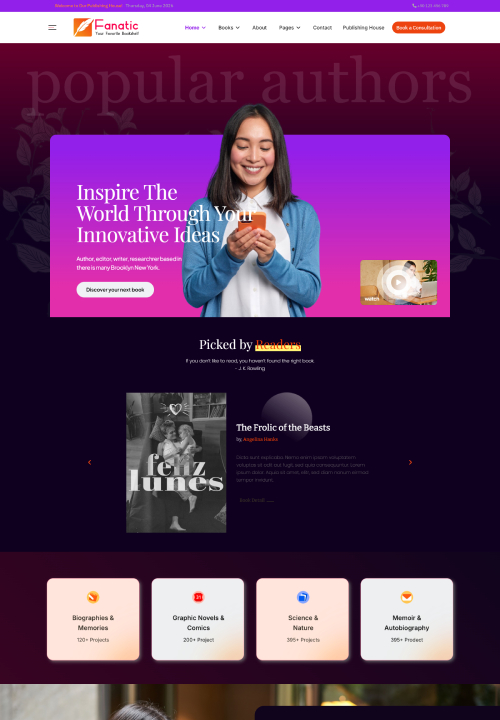 Home Page 8 (Dark)